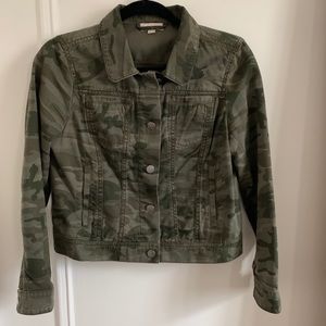 Camo jean jacket
